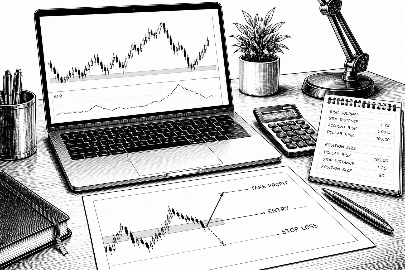 ATR als Grundlage: Stop-Abstand und Positionsgröße im Risikomanagement ATR als Grundlage: Stop-Abstand und Positionsgröße im Risikomanagement