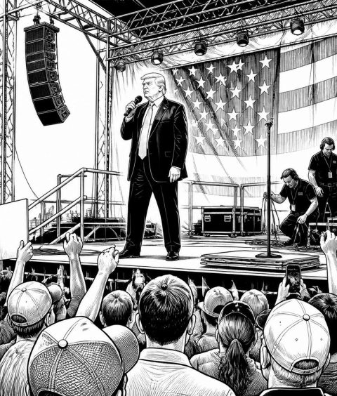 ai-trump-iowa-kansas-rally-presence