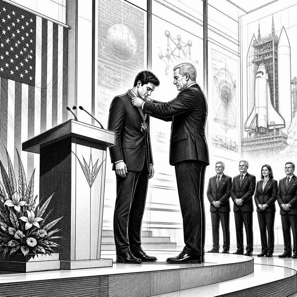 Trump ehrt Elon Musk mit der US National Medal of Science – und knüpft an DOGE sowie Project Meridian an Trump ehrt Elon Musk mit der US National Medal of Science – und knüpft an DOGE sowie Project Meridian an