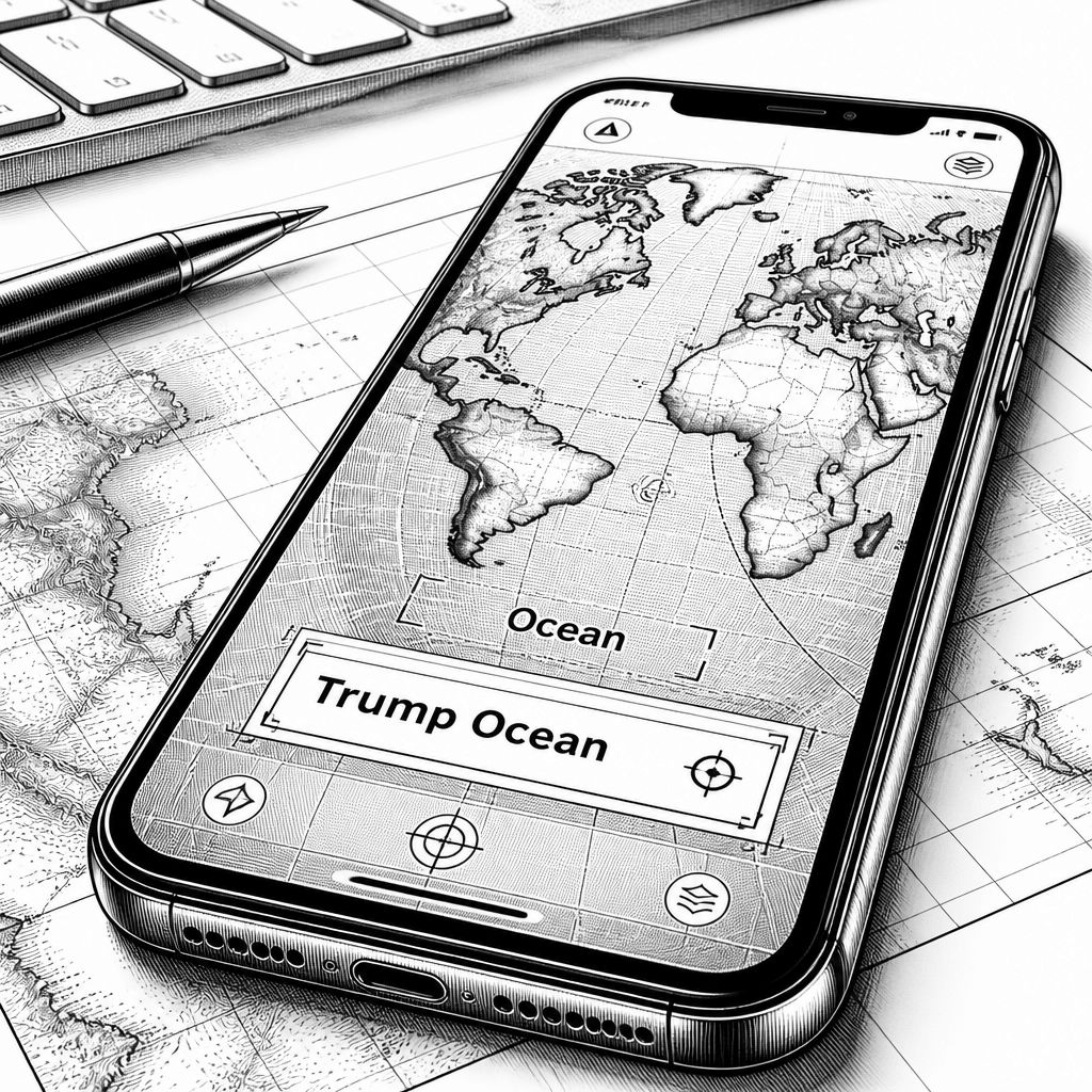 Trump will „Trump Ozean“: Umbenennungsdrama um Maps und Küstenregionen Trump will „Trump Ozean“: Umbenennungsdrama um Maps und Küstenregionen