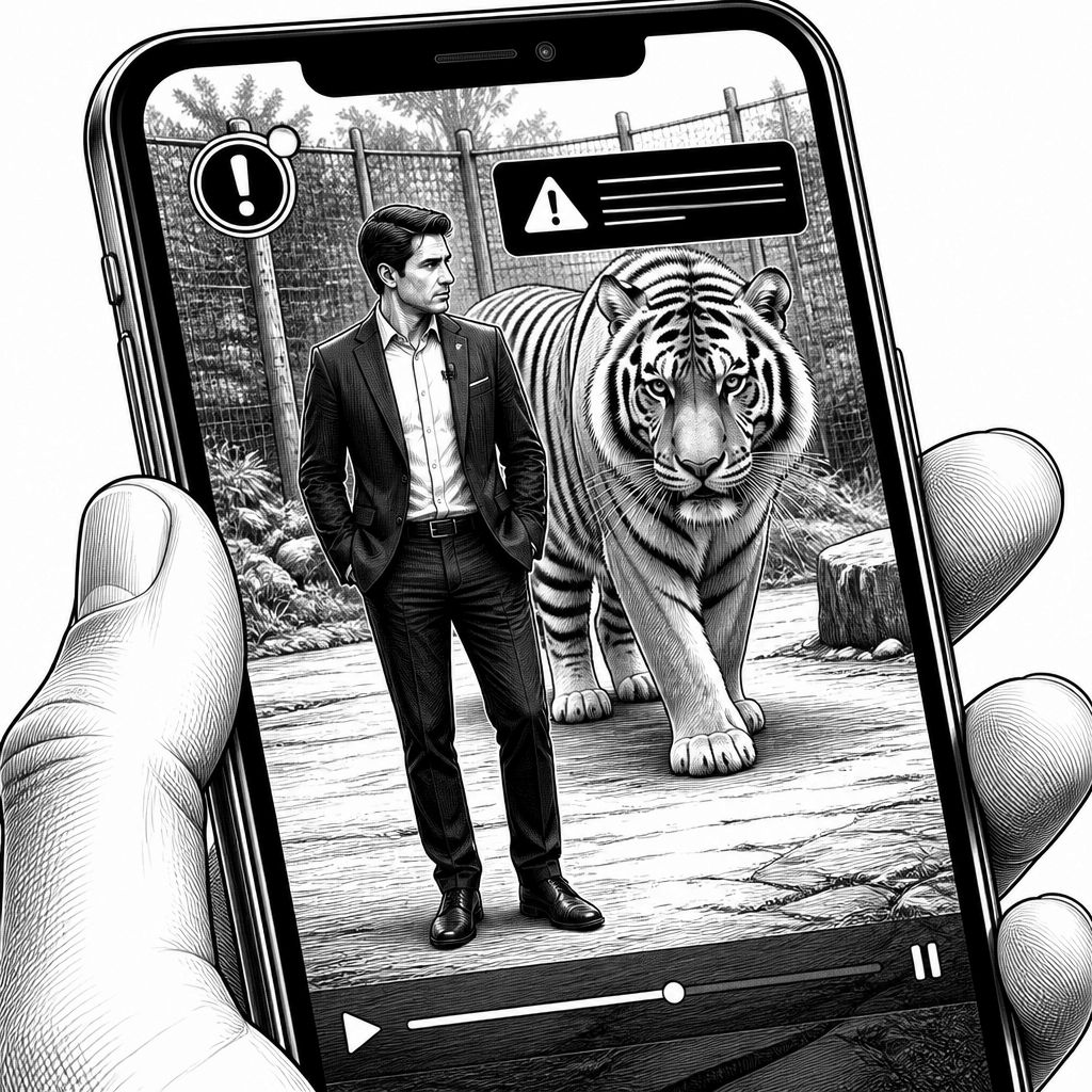KI-Video mit Tiger-Scene: Trump setzt auf synthetische Medien im Wahlkampf KI-Video mit Tiger-Scene: Trump setzt auf synthetische Medien im Wahlkampf
