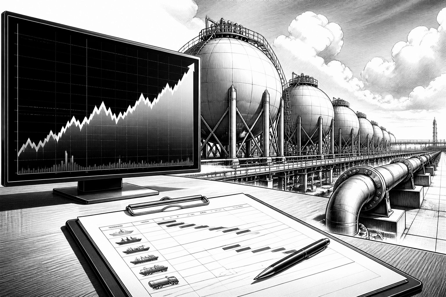 TTF-Gaspreis steigt auf höchsten Stand seit 2022: Druck auf Verbraucher und Industrie TTF-Gaspreis steigt auf höchsten Stand seit 2022: Druck auf Verbraucher und Industrie