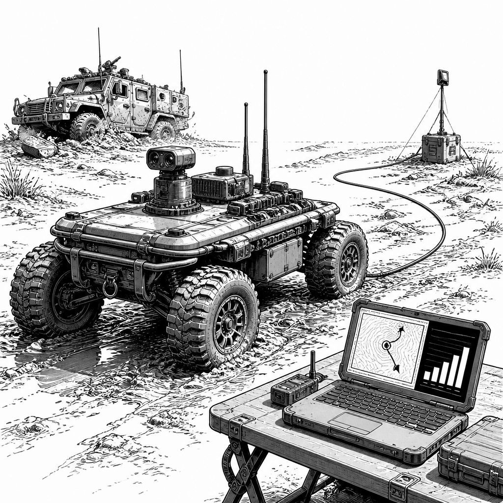 Operation Vivaldi: Ukraine setzt UGVs für 80% Logistik und 90% Evakuierung ein Operation Vivaldi: Ukraine setzt UGVs für 80% Logistik und 90% Evakuierung ein