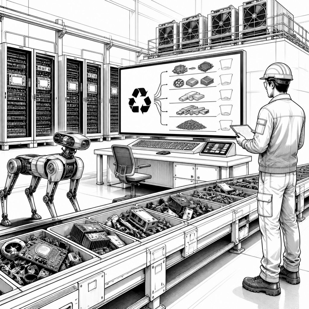Fengcheng setzt auf Urban Mining und KI für hochwertige Kreislaufwirtschaft Fengcheng setzt auf Urban Mining und KI für hochwertige Kreislaufwirtschaft
