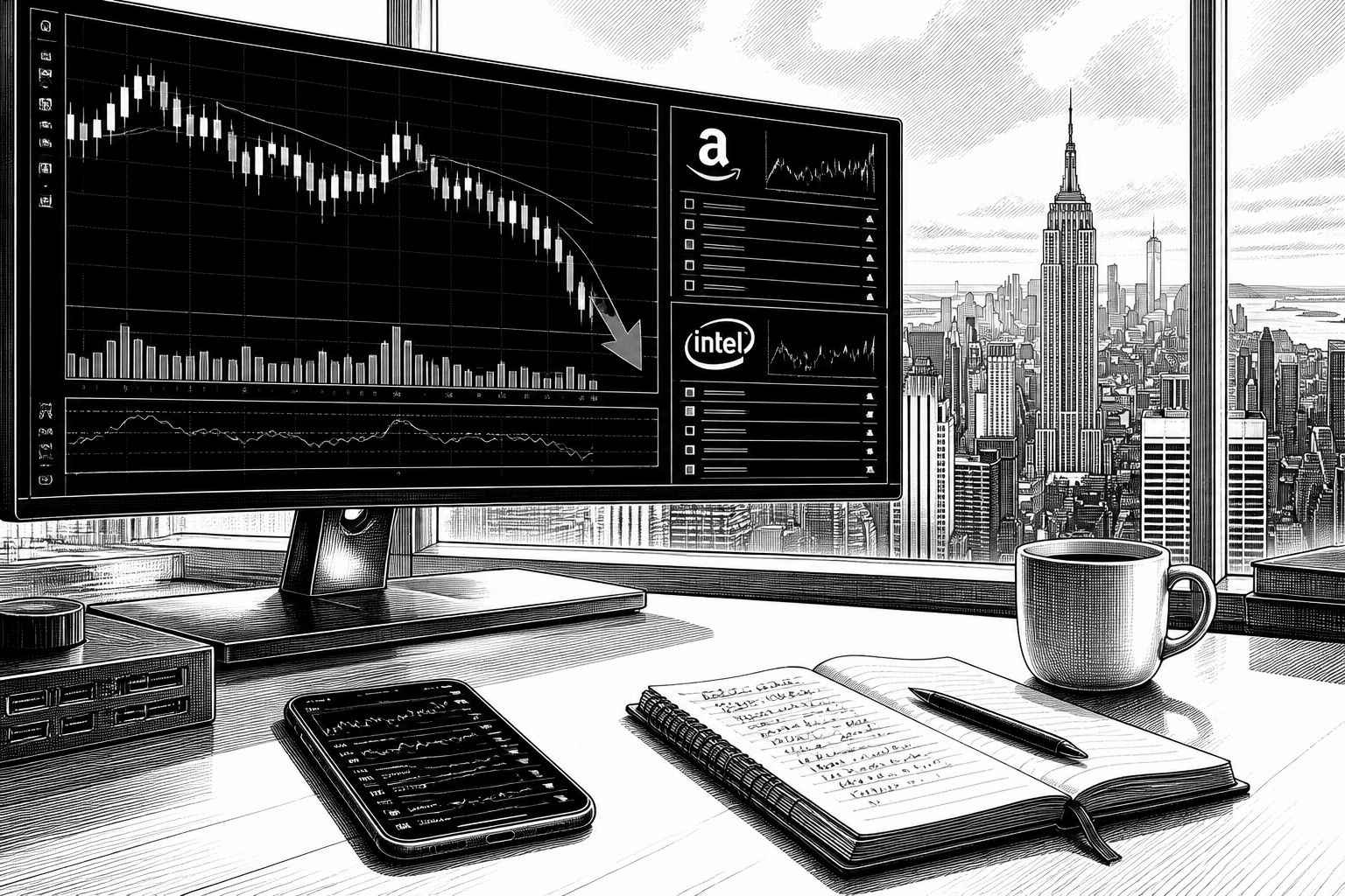 US-Tech-Ausverkauf beschleunigt: Amazon und Intel drücken Nasdaq US-Tech-Ausverkauf beschleunigt: Amazon und Intel drücken Nasdaq