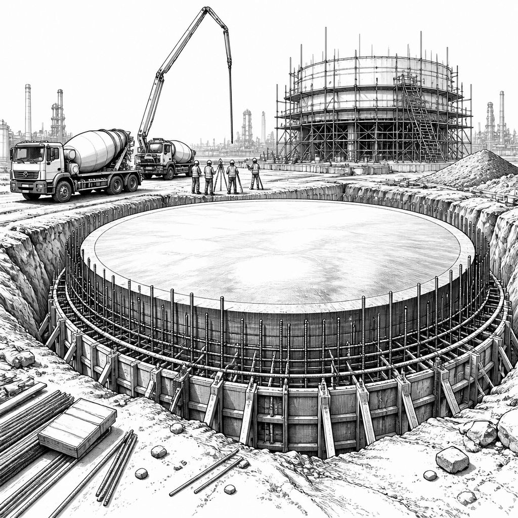 Wärmespeicher Tiefstack: PORR vollendet Fundament für 50+ Meter Tank in Hamburg Wärmespeicher Tiefstack: PORR vollendet Fundament für 50+ Meter Tank in Hamburg