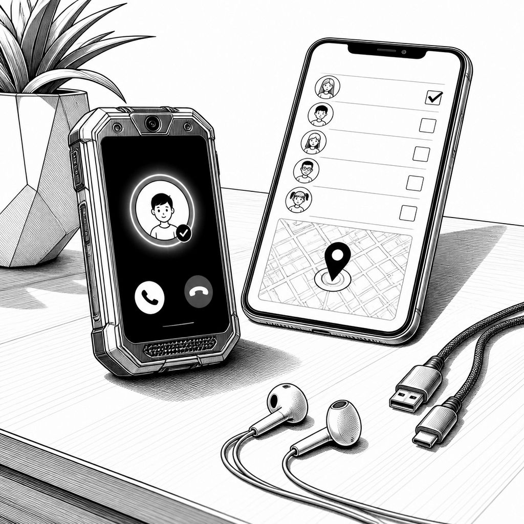 Waffle Home Phone: Kindertelefon ohne Apps, Spiele und Social Media Waffle Home Phone: Kindertelefon ohne Apps, Spiele und Social Media