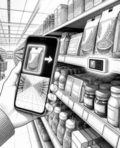 ai-walmart-digital-shelf-labels-glowing-tags