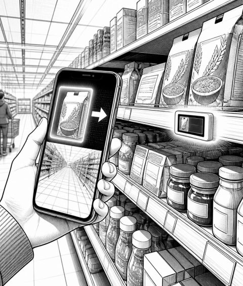 ai-walmart-digital-shelf-labels-glowing-tags