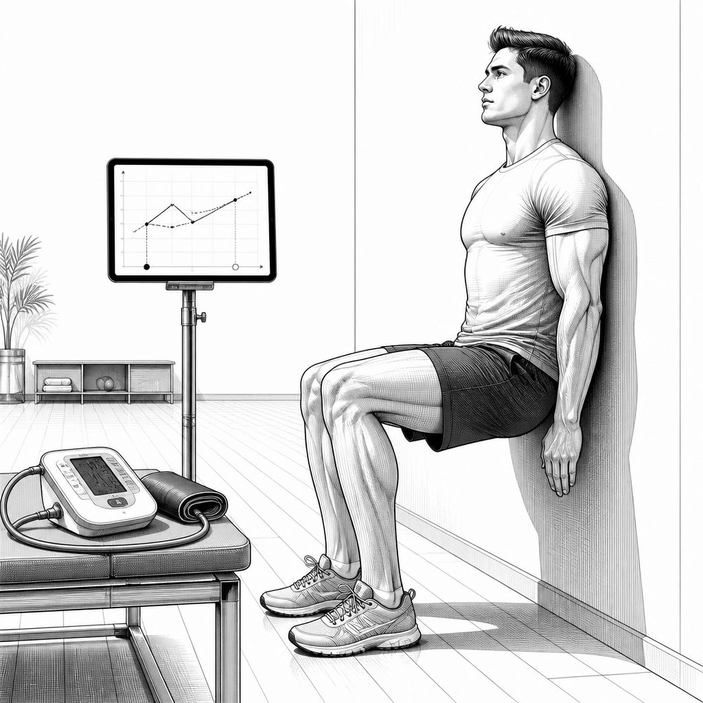 Wandsitz-Training: 3 Einheiten pro Woche senken den Blutdruck nachhaltig Wandsitz-Training: 3 Einheiten pro Woche senken den Blutdruck nachhaltig