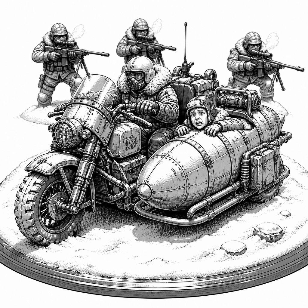 Da Red Gobbo kehrt zurück: Festliche Warhammer-Miniatur mit Squigmobile Da Red Gobbo kehrt zurück: Festliche Warhammer-Miniatur mit Squigmobile