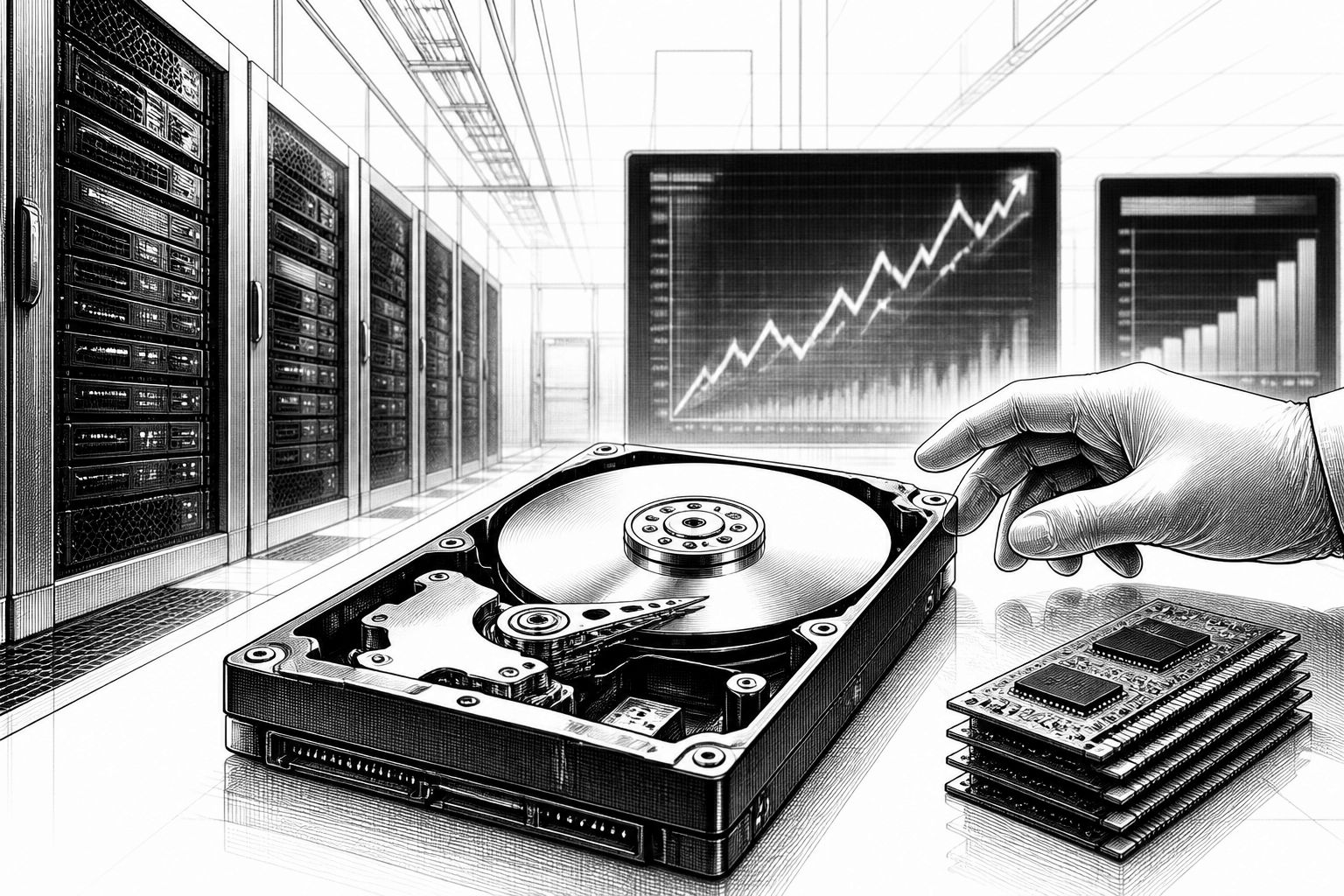Western Digital liefert stark – doch Festplatten-Zyklus und Chipkosten bremsen Western Digital liefert stark – doch Festplatten-Zyklus und Chipkosten bremsen