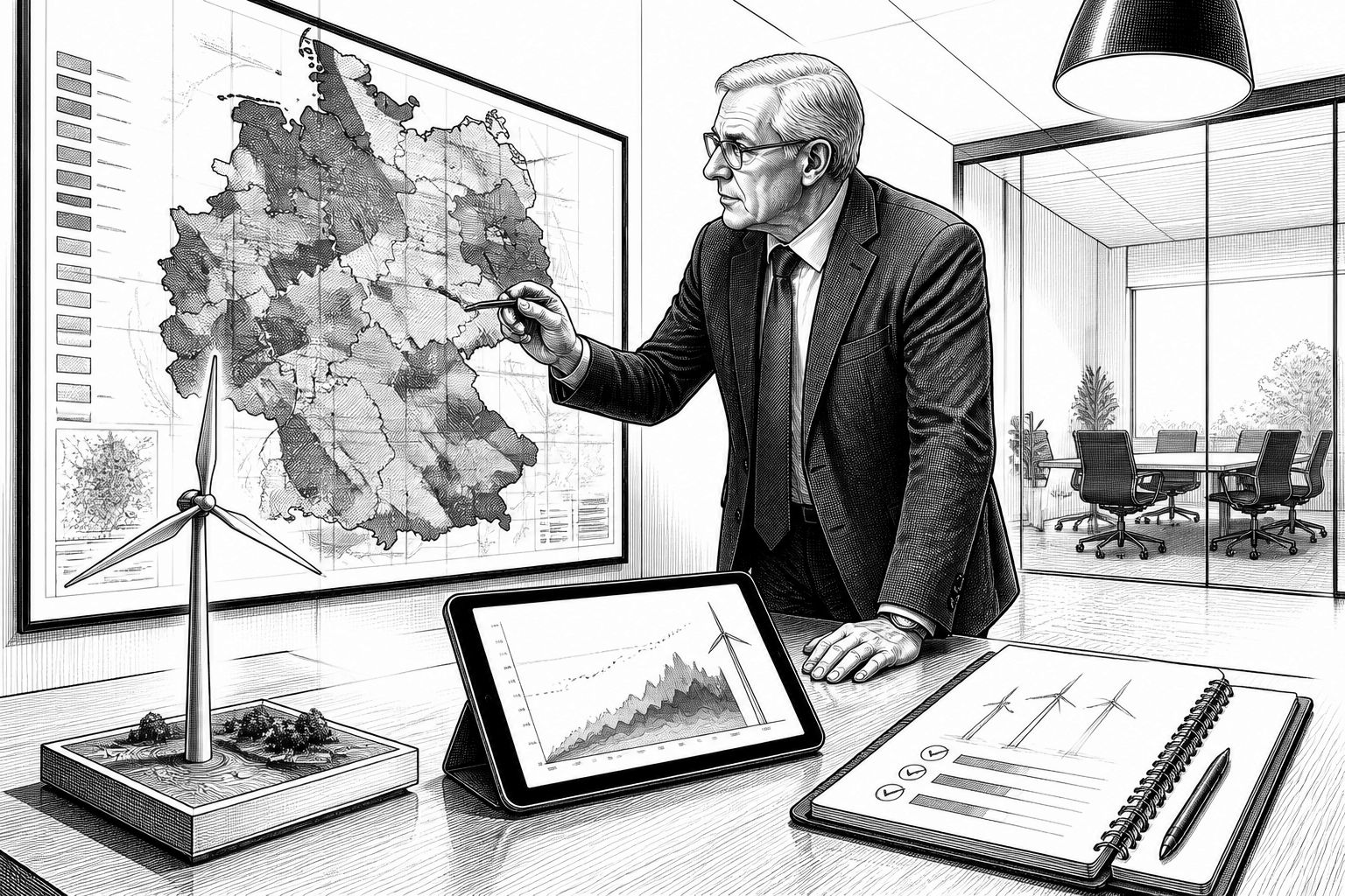 Sachsen will Windenergie-Flächenziele für 2032 überprüfen lassen Sachsen will Windenergie-Flächenziele für 2032 überprüfen lassen