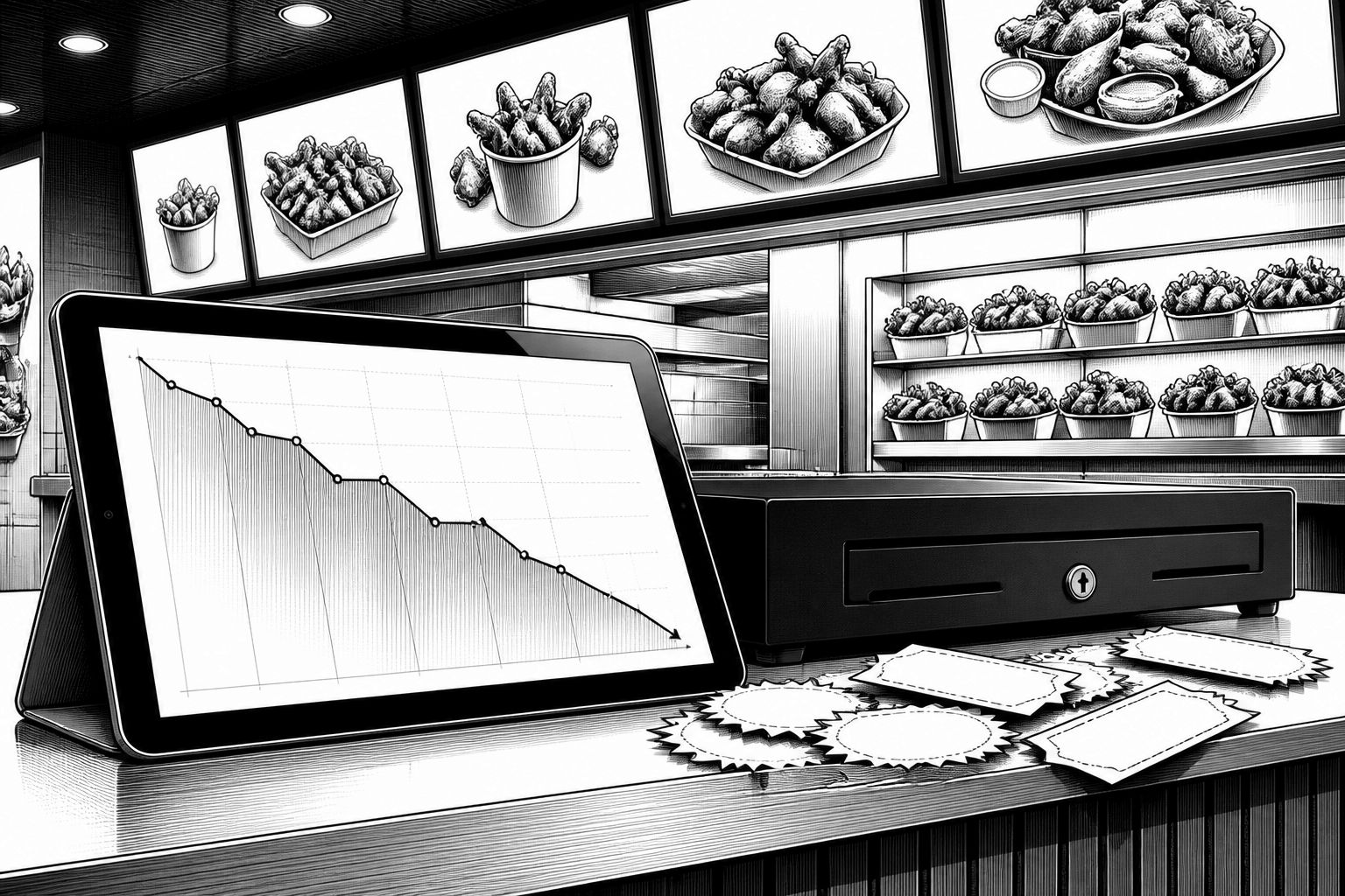 Wingstop senkt erneut Prognosen: Hähnchenflügel werden zum Luxusgut Wingstop senkt erneut Prognosen: Hähnchenflügel werden zum Luxusgut