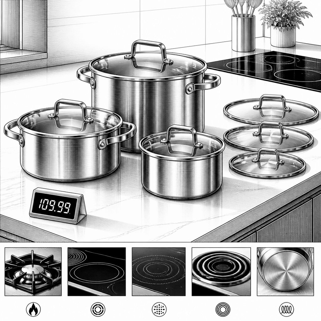 WMF Provence Plus Topfset im Prime Deal: 5-teilig für Induktion & alle Herdarten WMF Provence Plus Topfset im Prime Deal: 5-teilig für Induktion & alle Herdarten