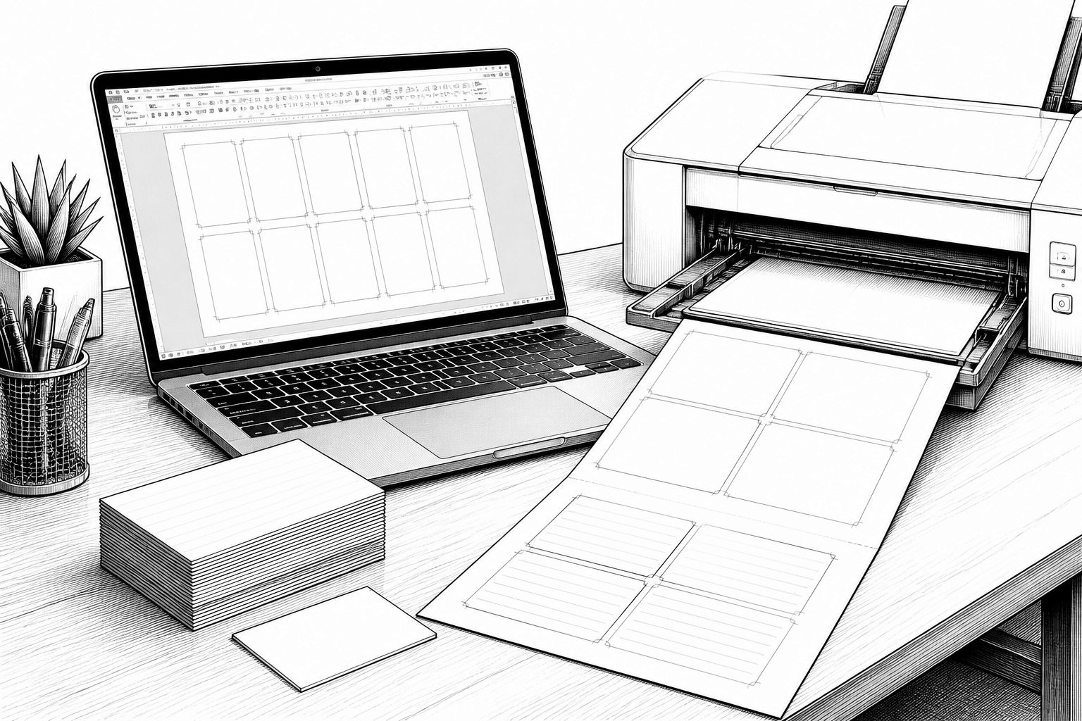 Lernkarten in Word selbst gestalten: druckbar ohne Zusatztools Lernkarten in Word selbst gestalten: druckbar ohne Zusatztools