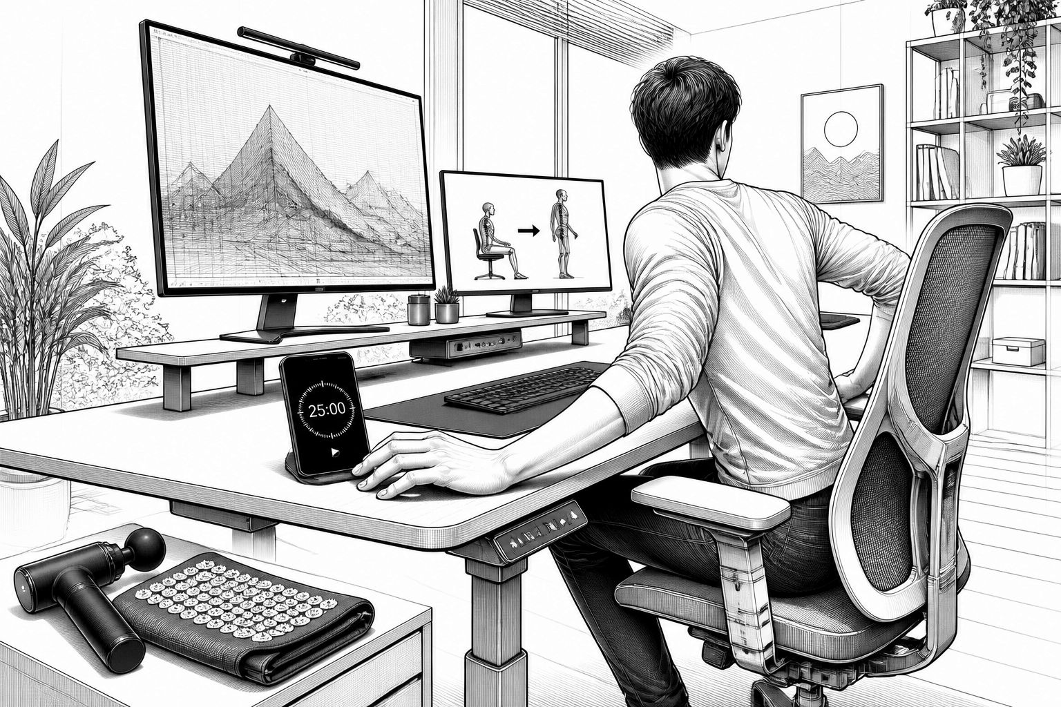 Rückenschmerzen im Büro: Studie zeigt Effekt schon nach 25 Minuten Sitzen Rückenschmerzen im Büro: Studie zeigt Effekt schon nach 25 Minuten Sitzen