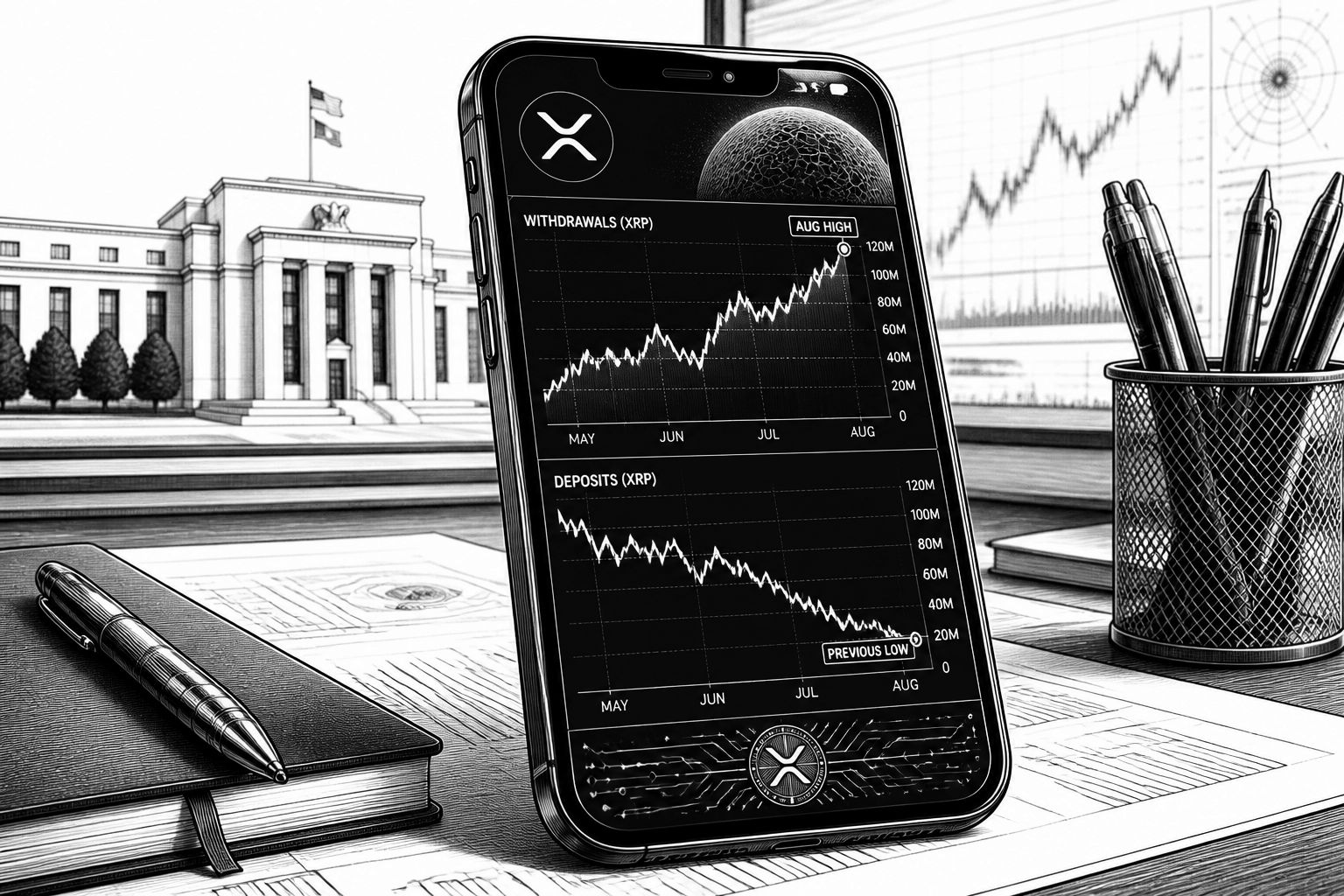 XRP vor Fed-Zinsentscheid: Verschiebung zu Abflüssen stärkt das Erholungssignal XRP vor Fed-Zinsentscheid: Verschiebung zu Abflüssen stärkt das Erholungssignal