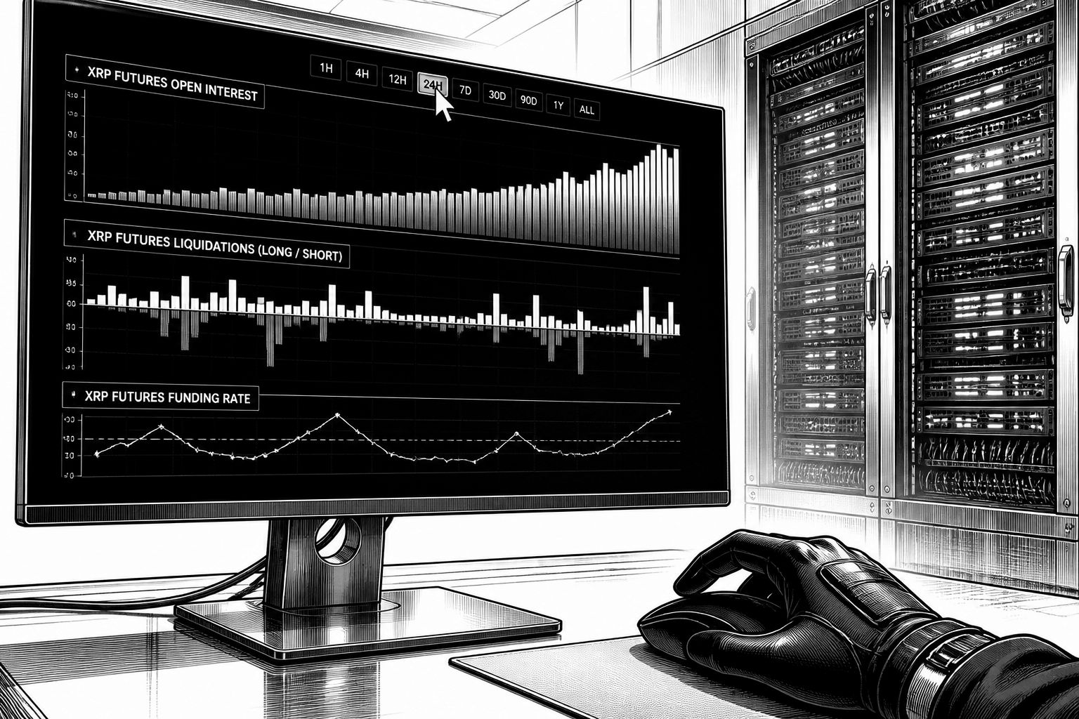 XRP-Futures im Fokus: Funding, Open Interest und Liquidationsdaten im Überblick XRP-Futures im Fokus: Funding, Open Interest und Liquidationsdaten im Überblick