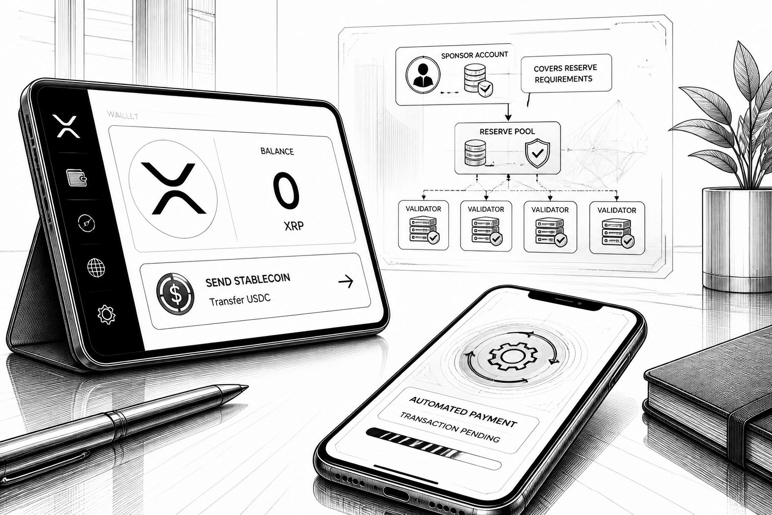 XRP Ledger testet SponsoredAccountCreate: Wallets mit 0 XRP für Stablecoin-Zahlungen XRP Ledger testet SponsoredAccountCreate: Wallets mit 0 XRP für Stablecoin-Zahlungen