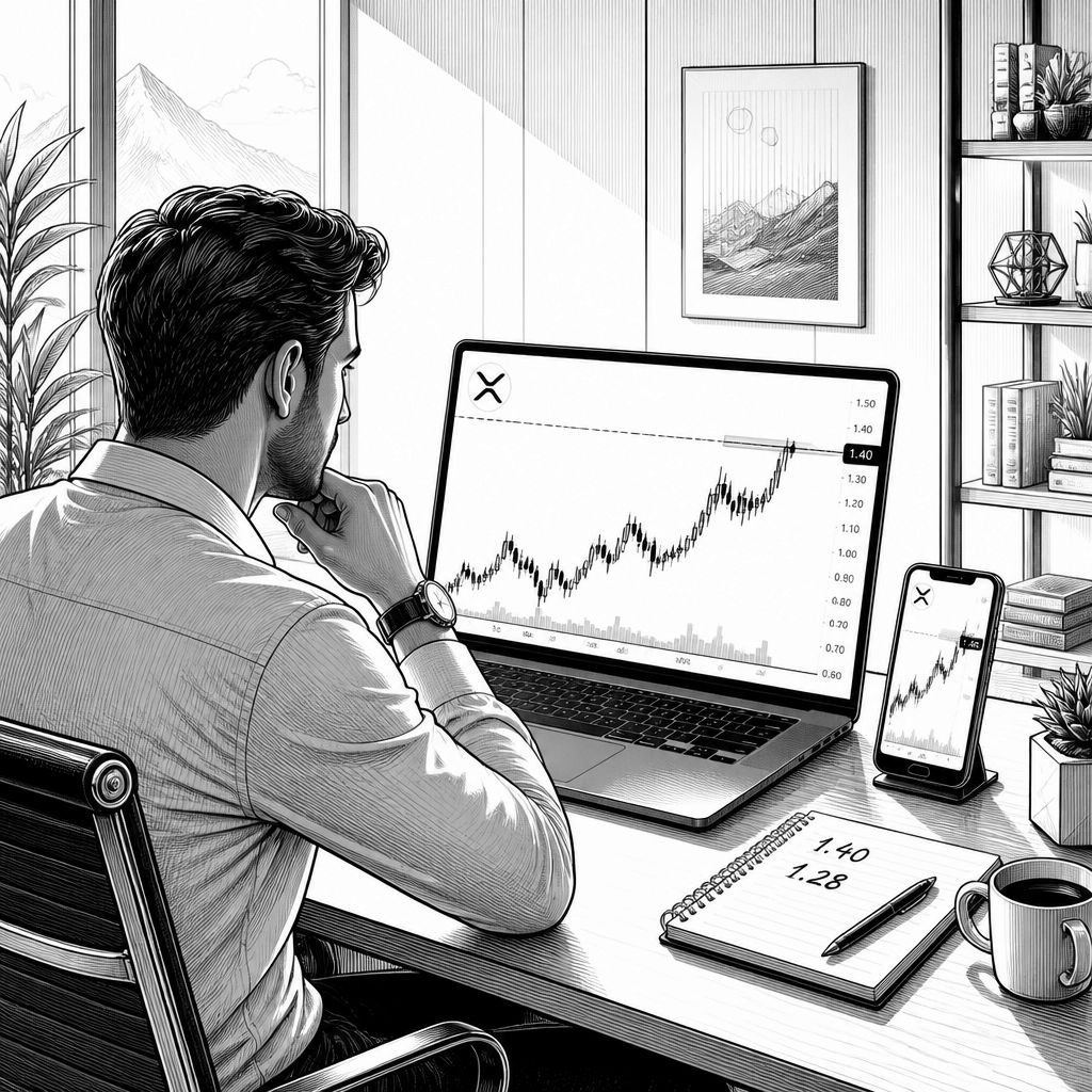 XRP springt 4% vom Tief zurück – entscheidet sich die Zone bei 1,40 US-Dollar? XRP springt 4% vom Tief zurück – entscheidet sich die Zone bei 1,40 US-Dollar?