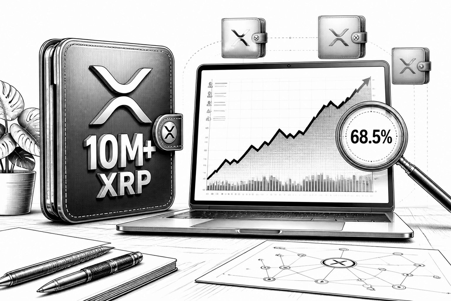 XRP: Große Wallets kontrollieren laut On-Chain-Daten 68,5 % der Token XRP: Große Wallets kontrollieren laut On-Chain-Daten 68,5 % der Token