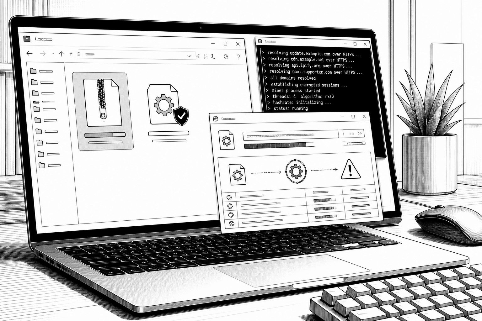 Yoba-Kampagne: Fake KI-Apps missbrauchen signierte Exe für Crypto-Miner Yoba-Kampagne: Fake KI-Apps missbrauchen signierte Exe für Crypto-Miner
