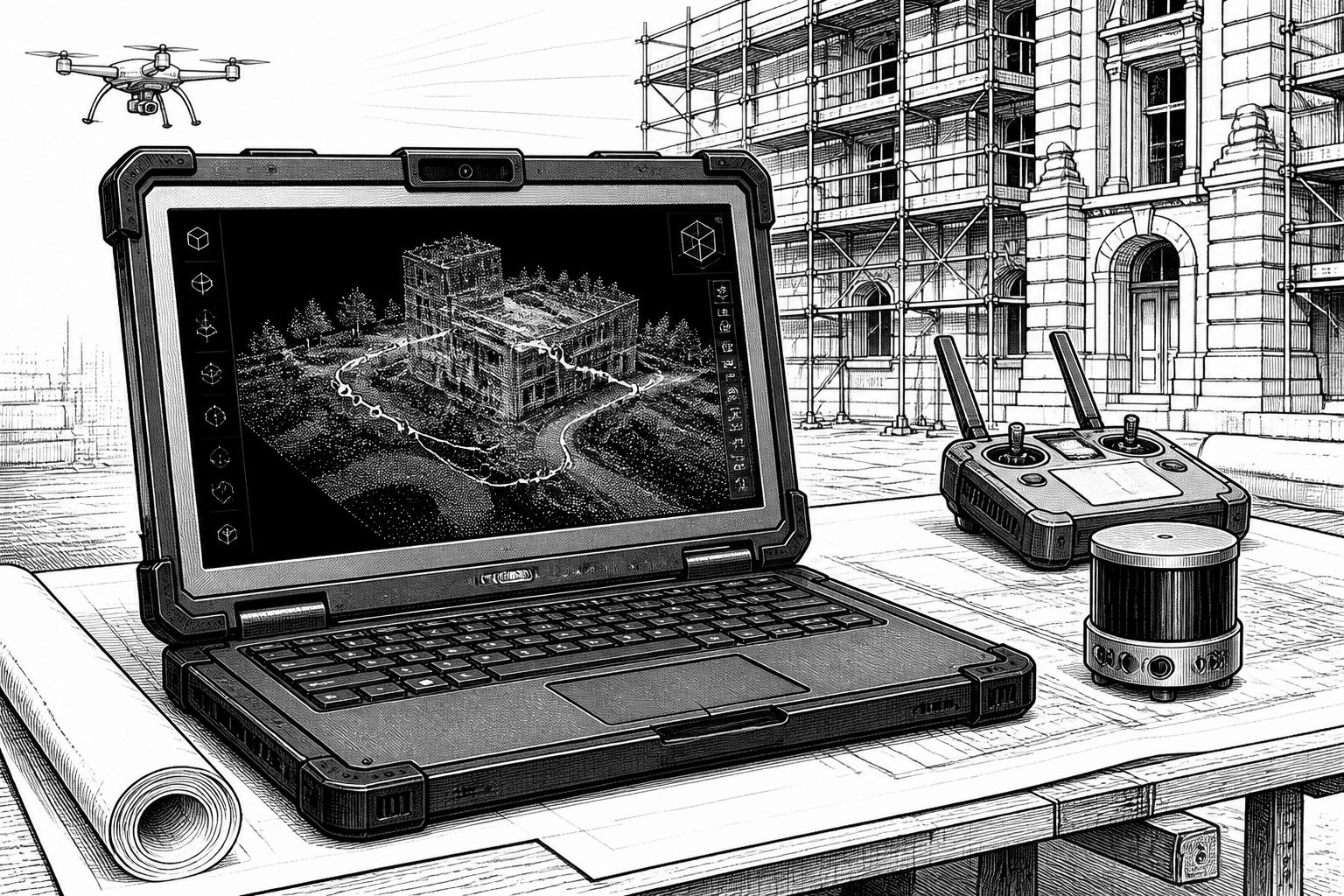 ZenaTech koppelt KI-Software an Drohnen-LiDAR für Bauüberwachung und Vermessung ZenaTech koppelt KI-Software an Drohnen-LiDAR für Bauüberwachung und Vermessung