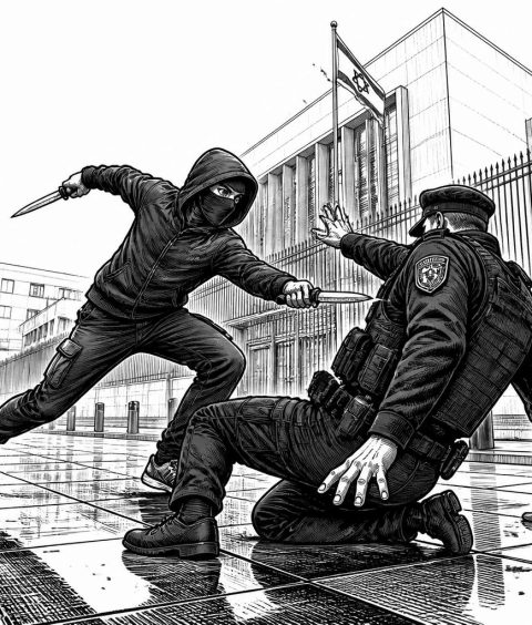 angriff-polizist-israelische-botschaft-belgrad-terrorwarnstufe