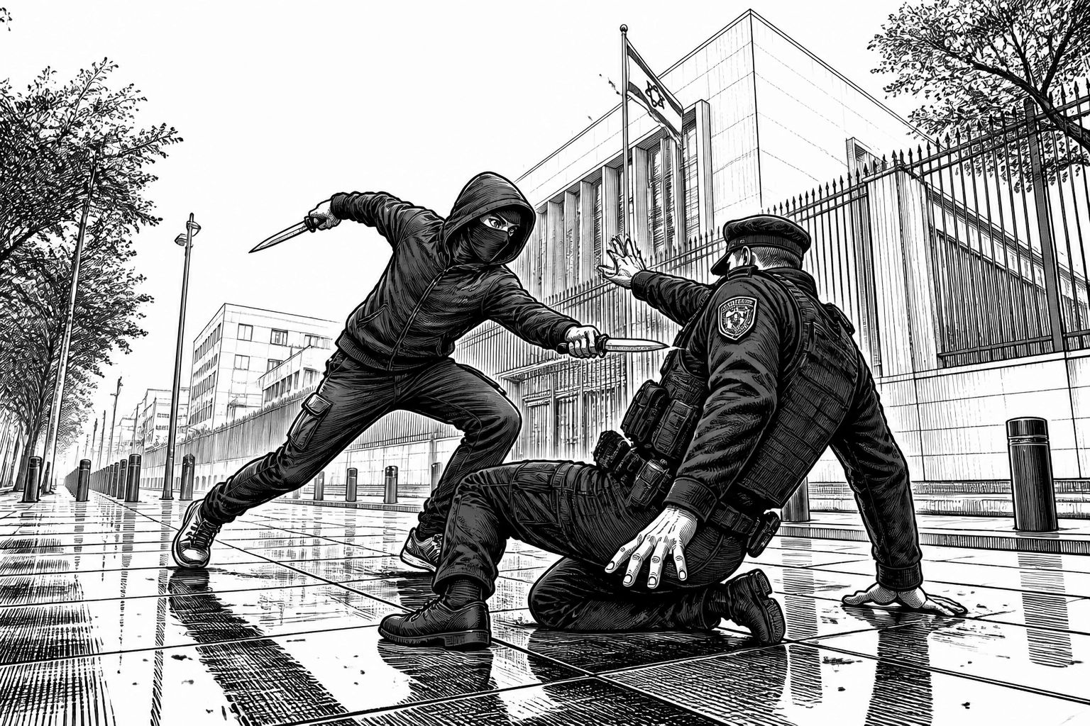 Angriff auf Polizisten vor israelischer Botschaft in Belgrad: Dacic ruft höchste Terrorwarnstufe aus Angriff auf Polizisten vor israelischer Botschaft in Belgrad: Dacic ruft höchste Terrorwarnstufe aus