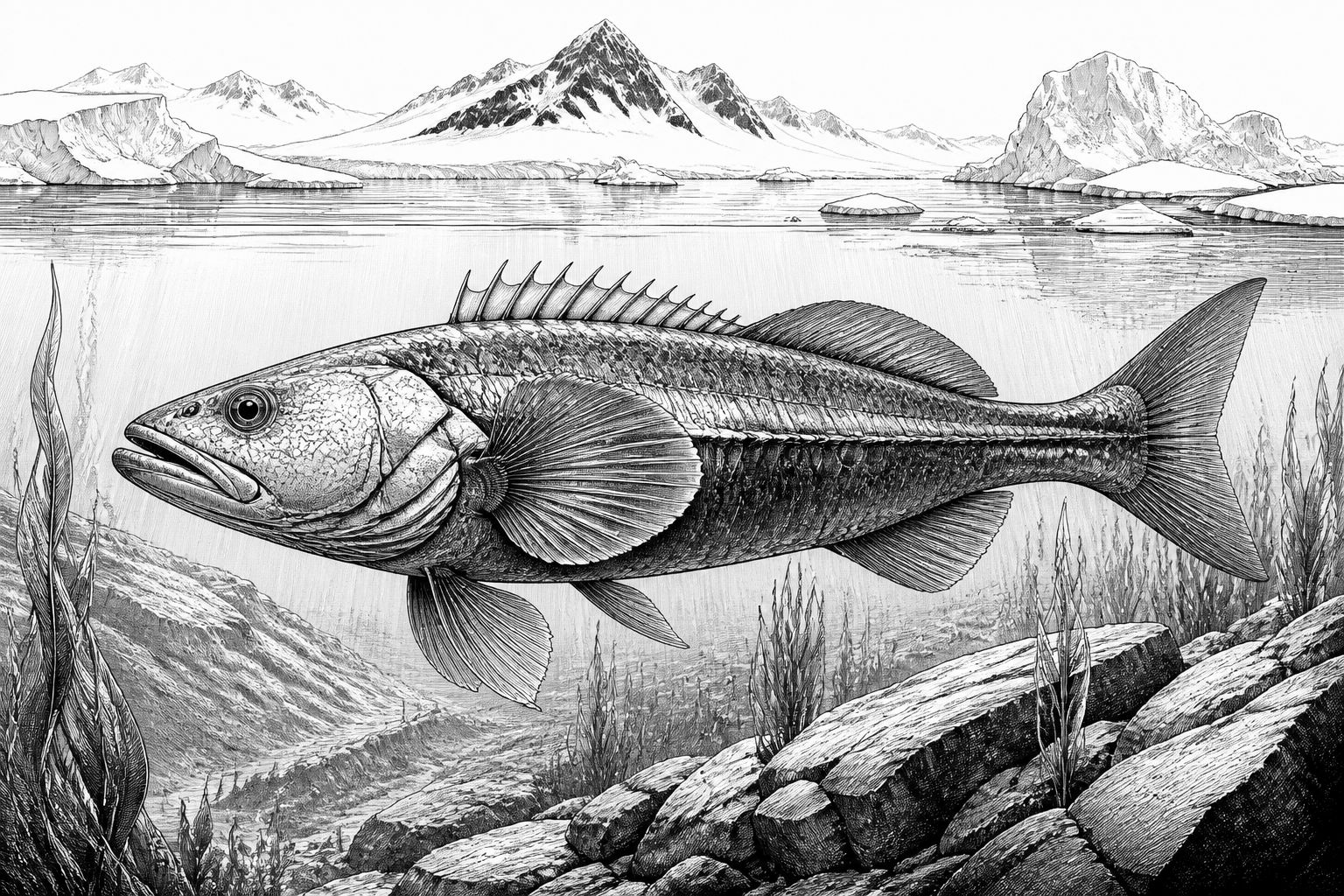 Antarktisraubfisch entschlüsselt: getrennte Haplotypen zeigen Kälte-Anpassung Antarktisraubfisch entschlüsselt: getrennte Haplotypen zeigen Kälte-Anpassung