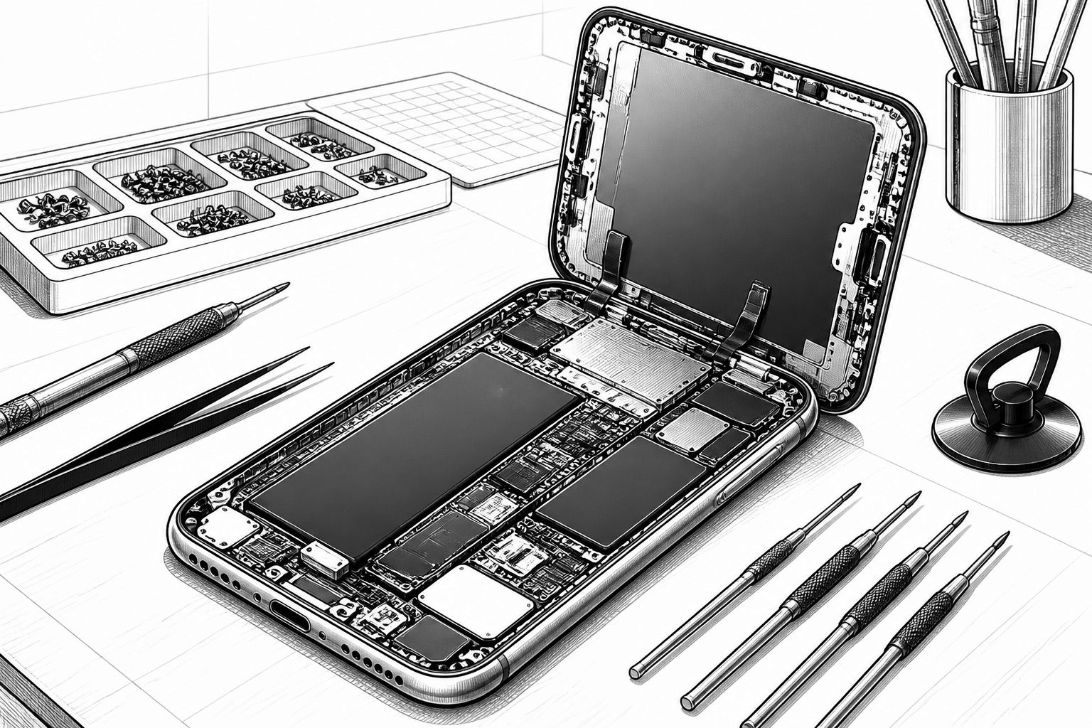 Apple veröffentlicht DIY-Reparaturhandbücher fürs iPhone Duo Apple veröffentlicht DIY-Reparaturhandbücher fürs iPhone Duo