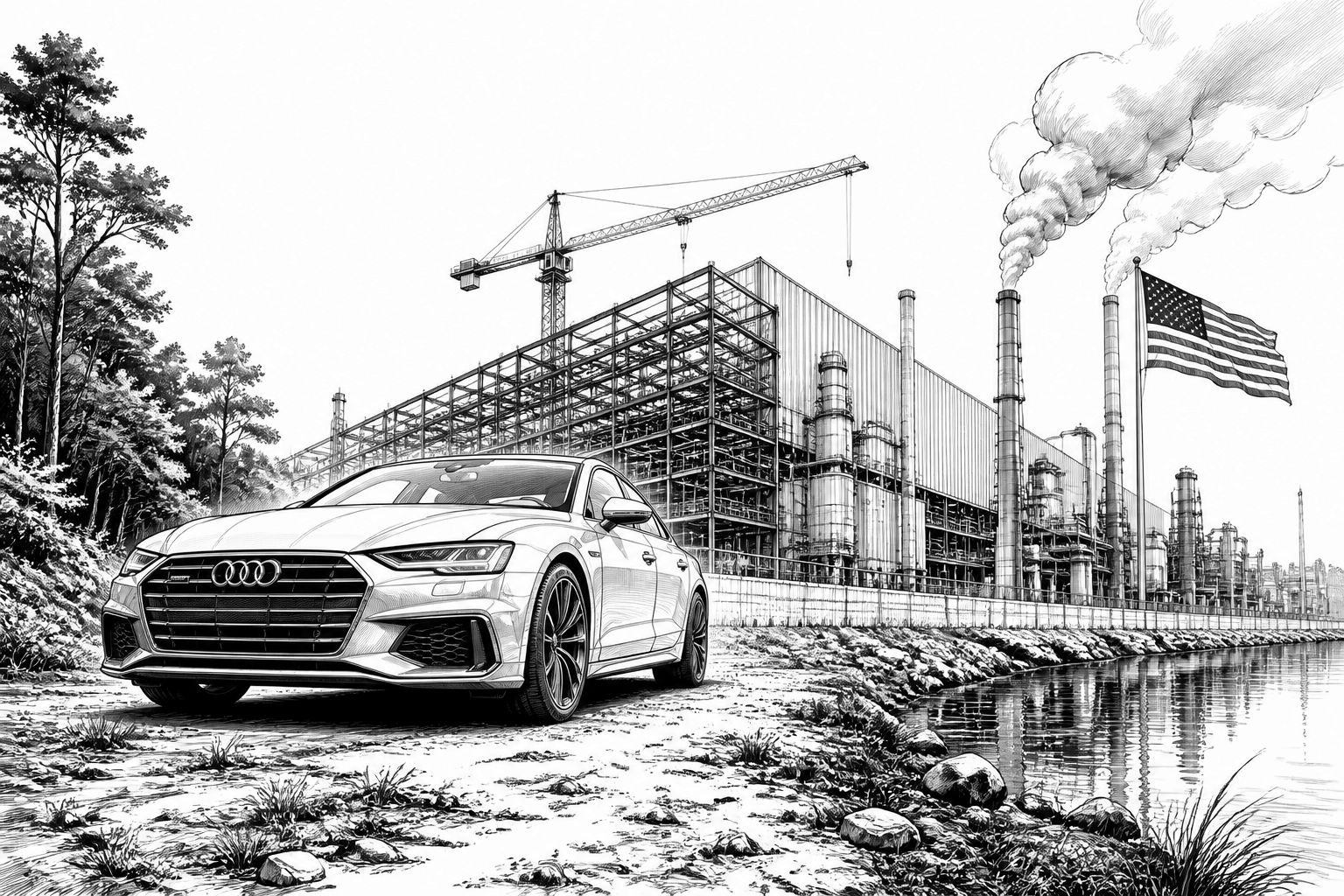 Audi unter Druck: Umweltminister kritisiert USA-Werk und Wahlkampfauftakt Audi unter Druck: Umweltminister kritisiert USA-Werk und Wahlkampfauftakt