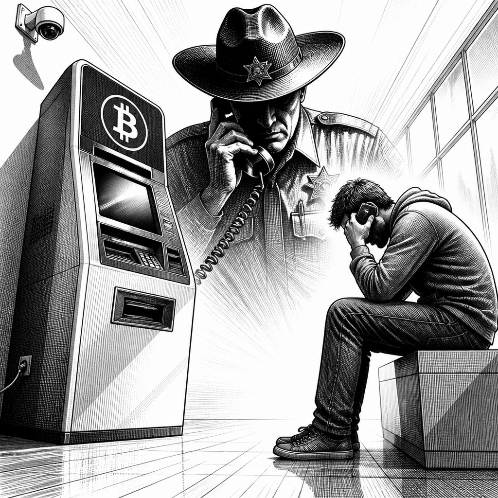 Bitcoin-Betrug mit falschem Sheriff: Opfer verliert über 900 US-Dollar Bitcoin-Betrug mit falschem Sheriff: Opfer verliert über 900 US-Dollar