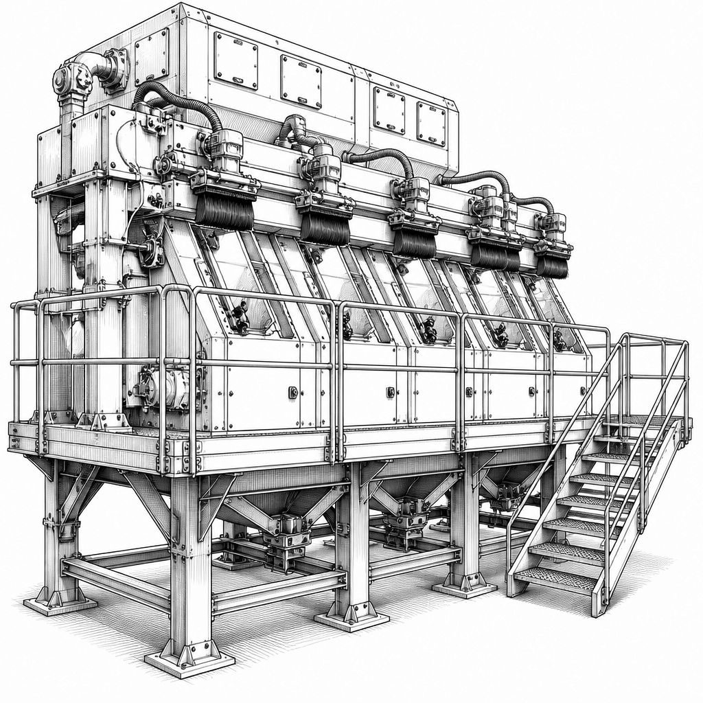 Bühler erweitert Plansifter-Technik: neue Bürstenreiniger, Wartungsplattform und HC-Rahmen Bühler erweitert Plansifter-Technik: neue Bürstenreiniger, Wartungsplattform und HC-Rahmen