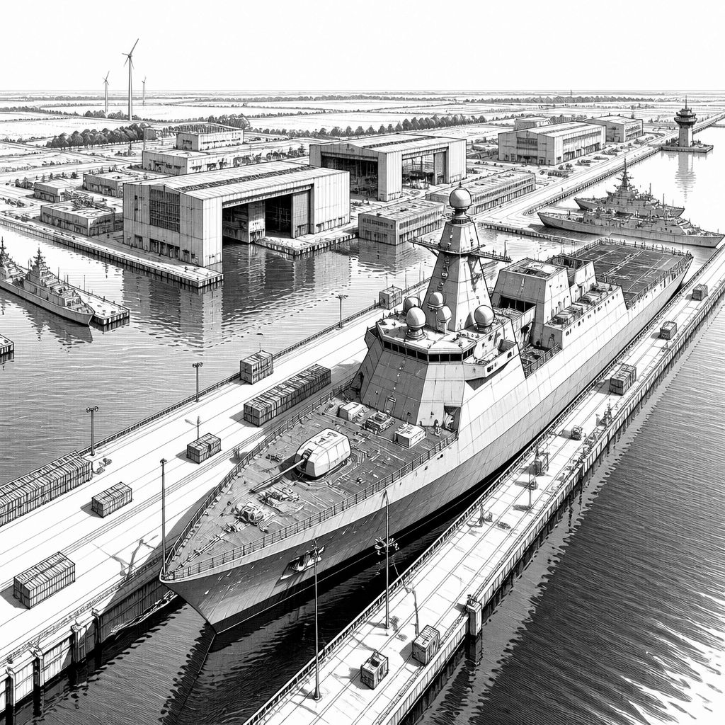 Bundeswehr plant zweiten Marinehafen in Emden – Ausbau bis zu 450 Hektar Bundeswehr plant zweiten Marinehafen in Emden – Ausbau bis zu 450 Hektar