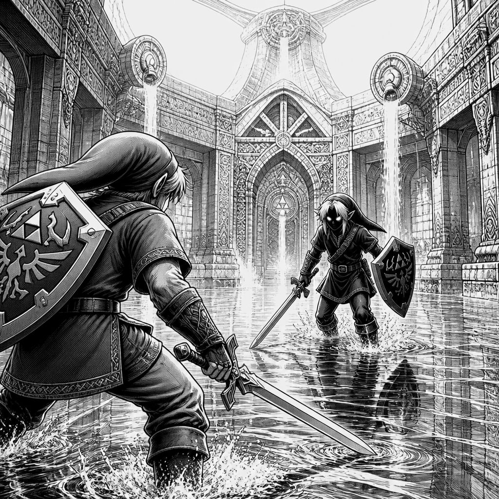 Dark Link im Fokus: So verändert die Ocarina-of-Time-Remake-Optik das Gameplay Dark Link im Fokus: So verändert die Ocarina-of-Time-Remake-Optik das Gameplay