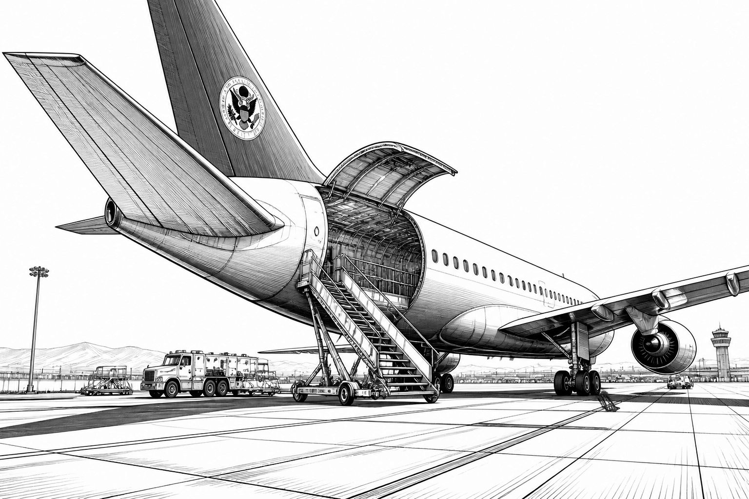 DHS setzt eigene Abschiebejets nach Mexiko ein – neue operative Kapazität DHS setzt eigene Abschiebejets nach Mexiko ein – neue operative Kapazität