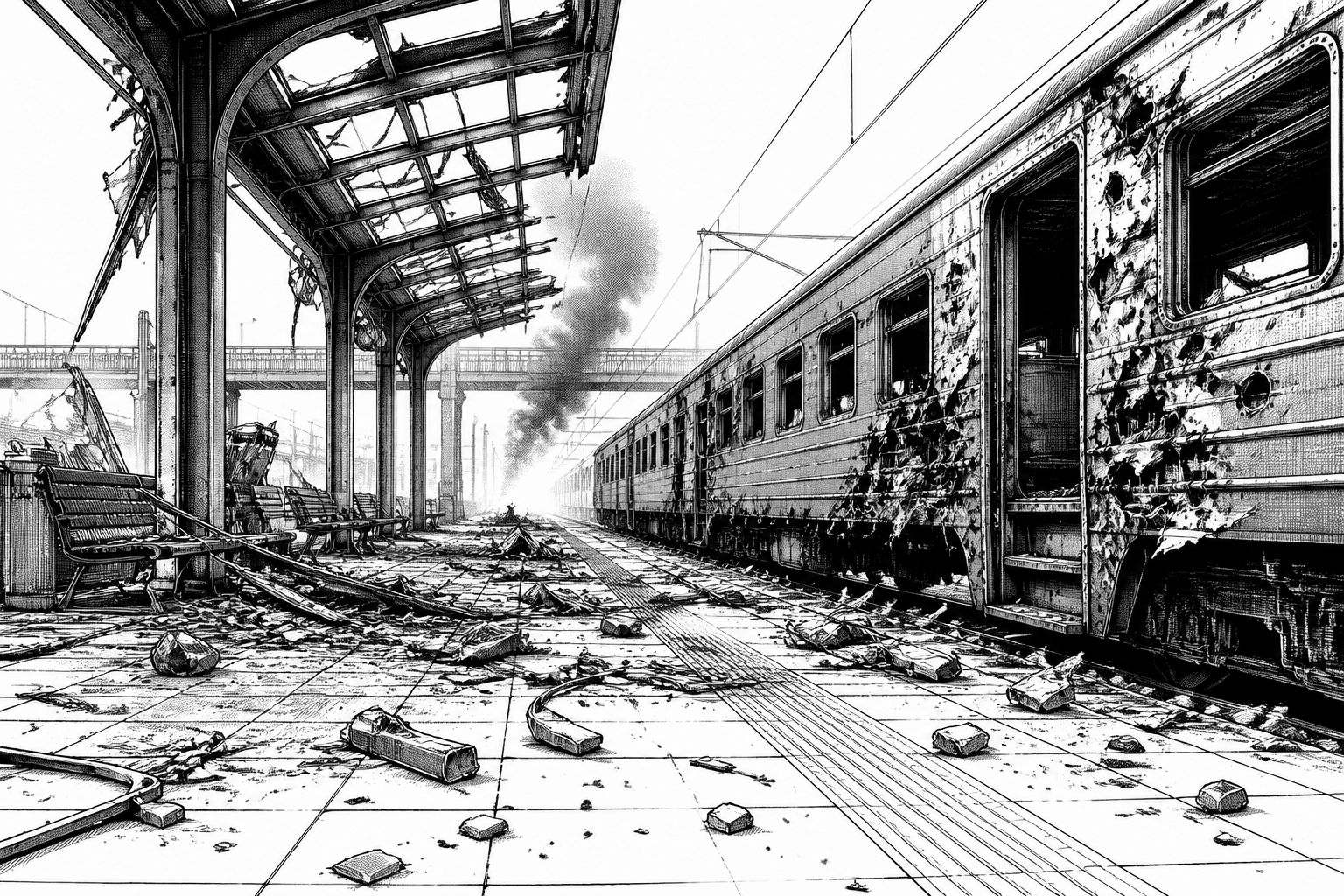 Dnipro: 13 Tote nach Drohnenangriff auf Bahnhof und Bahnsteig Dnipro: 13 Tote nach Drohnenangriff auf Bahnhof und Bahnsteig