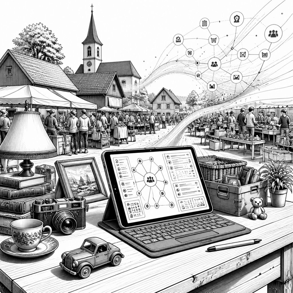 Dorfflohmarkt in NÖHAM: Wie lokale Handels-Events digital widerhallen Dorfflohmarkt in NÖHAM: Wie lokale Handels-Events digital widerhallen