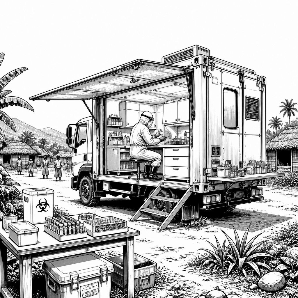 Ebola in der DR Kongo: 9.066 Fälle, mobiles Labor, sieben Provinzen Ebola in der DR Kongo: 9.066 Fälle, mobiles Labor, sieben Provinzen