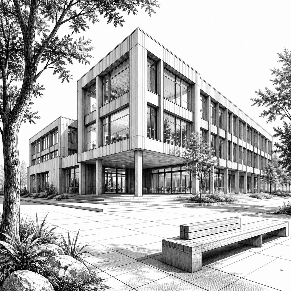 Ersatzneubau der Friedrich-Fröbel-Schule in Wetzlar mit CLT und Nachhaltigkeit Ersatzneubau der Friedrich-Fröbel-Schule in Wetzlar mit CLT und Nachhaltigkeit