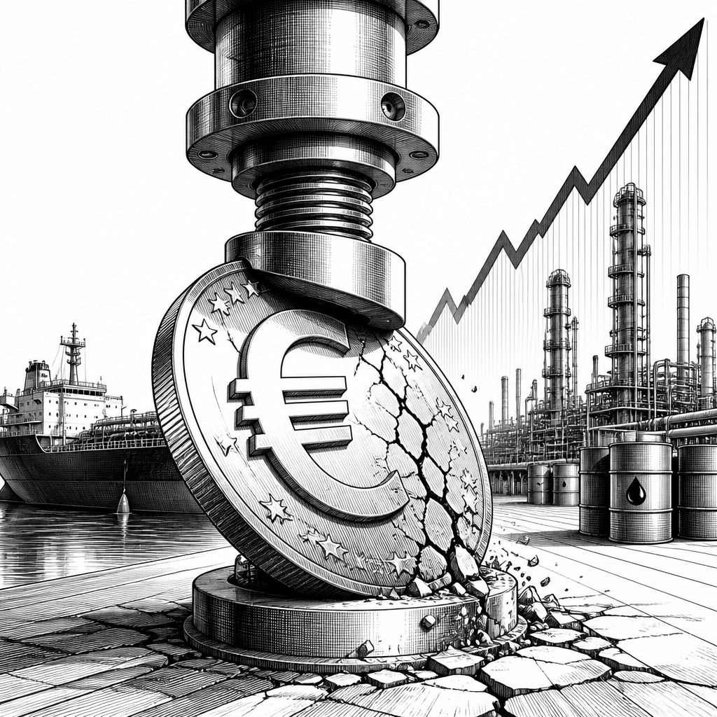 Euro unter Druck: Ölpreissprung und US-Diesel-Debatte heizen Inflationssorgen an Euro unter Druck: Ölpreissprung und US-Diesel-Debatte heizen Inflationssorgen an
