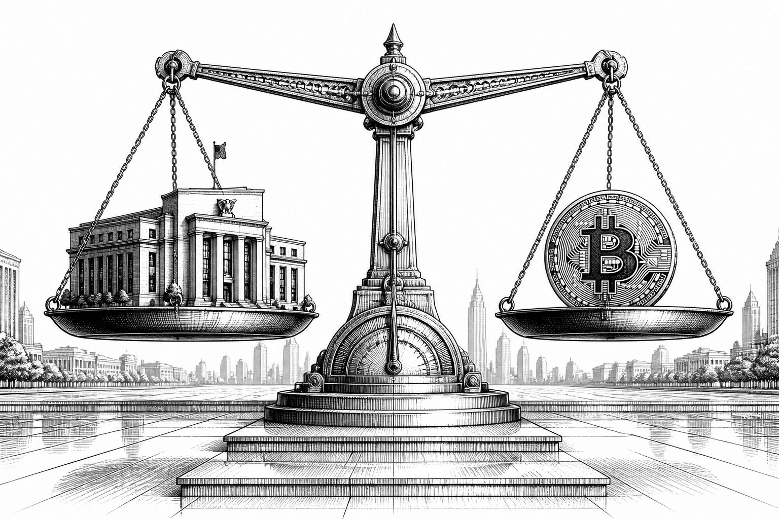 Fed hält Zinsziel stabil – Dezember-Hike rückt näher, Bitcoin bleibt zäh Fed hält Zinsziel stabil – Dezember-Hike rückt näher, Bitcoin bleibt zäh