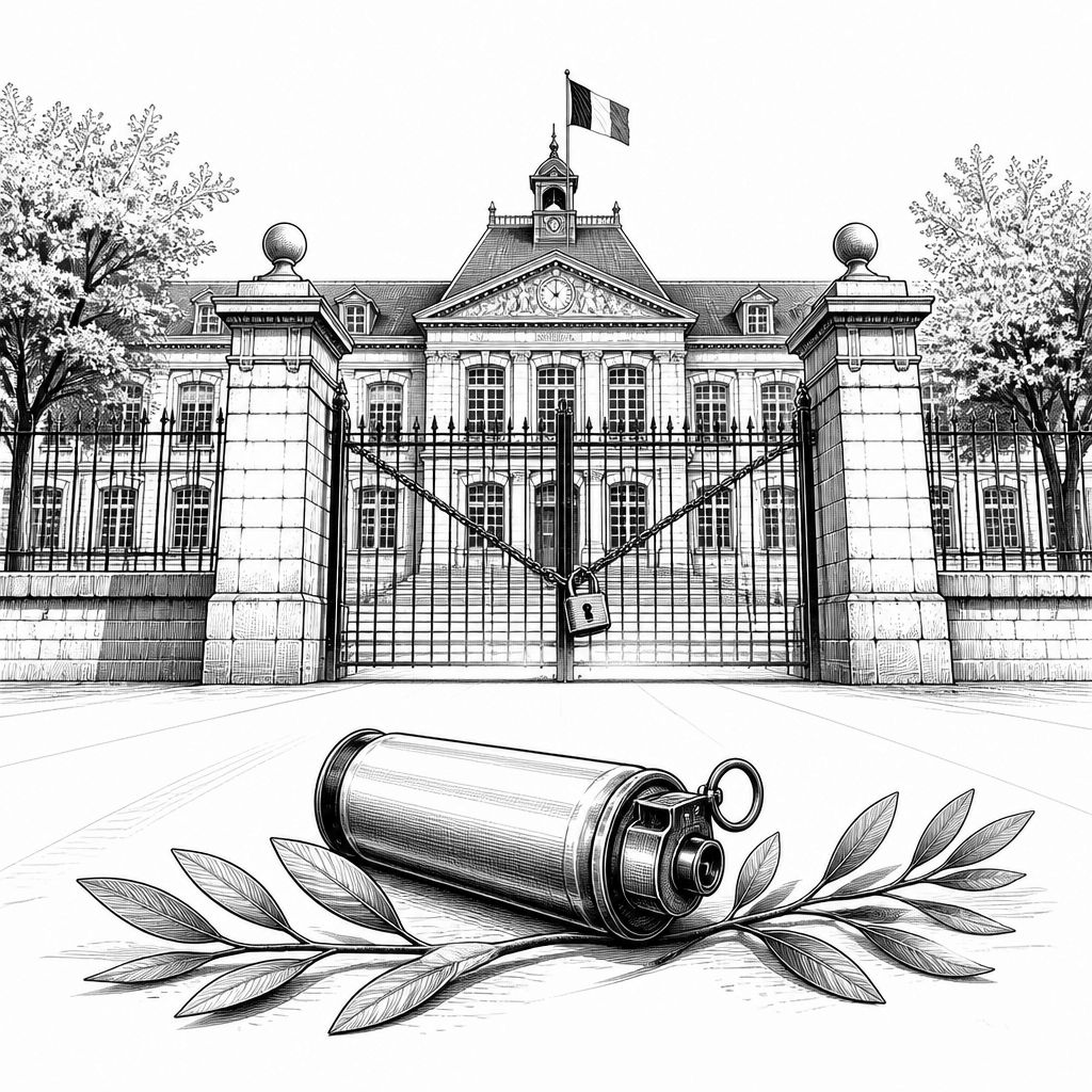 Frankreich: Macron fordert Mäßigung bei Schulprotesten, Blendgranaten pausiert Frankreich: Macron fordert Mäßigung bei Schulprotesten, Blendgranaten pausiert