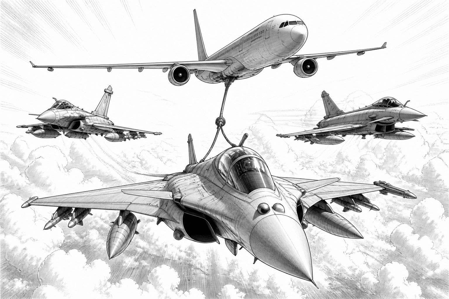 Frankreich und UK testen erstmals gemeinsamen Luftangriff mit Rafale & Typhoon Frankreich und UK testen erstmals gemeinsamen Luftangriff mit Rafale & Typhoon