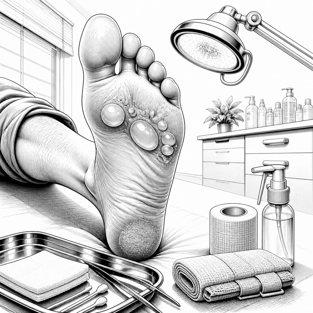 Fußblasen bei Diabetes: Abgrenzung, Warnzeichen und richtige Versorgung Fußblasen bei Diabetes: Abgrenzung, Warnzeichen und richtige Versorgung