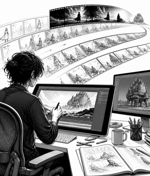 gods-dont-give-gifts-ki-animation-traditionelle-technik