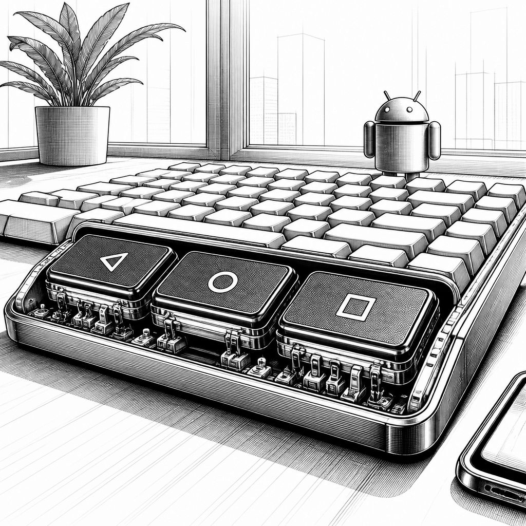 Googlebooks-Tastatur: Android-Navigation mit echten Hardware-Buttons zurück Googlebooks-Tastatur: Android-Navigation mit echten Hardware-Buttons zurück
