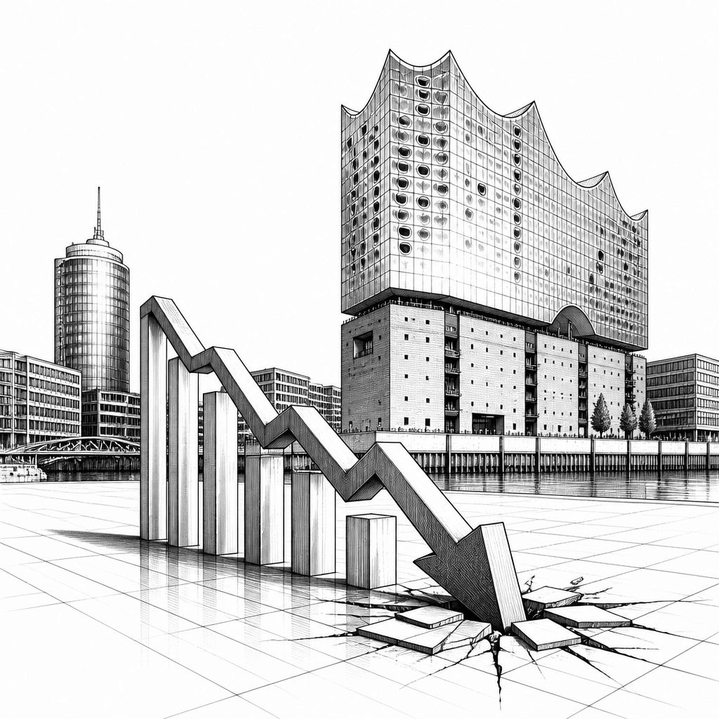 Hamburgs Bürovermietungsmarkt Q3 2026: Flächenumsatz bricht deutlich ein Hamburgs Bürovermietungsmarkt Q3 2026: Flächenumsatz bricht deutlich ein